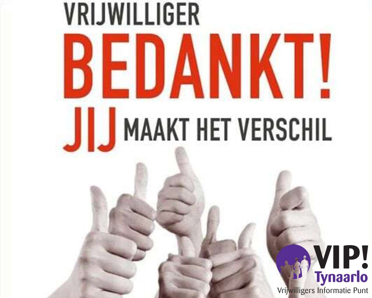 Vrijwilligers in het zonnetjes zetten